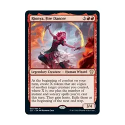 WOTC MtG Commander 2021 Rionya, Fire Dancer (R) NM - Image 1
