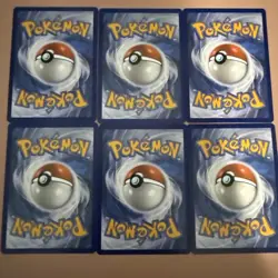 Lot of 6 Poke Pad 081/088 - (1 REVERSE HOLO 5 REGULAR) Perfect Order Pokemon NM - Image 2