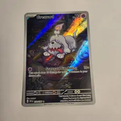 Greavard 214/198 Illustration Rare Scarlet & Violet Pokemon 2023 - Image 1