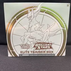 Pokemon BRILLIANT STARS ETB Sealed - Sword & Shield Elite Trainer Box - 8 Packs - Image 1