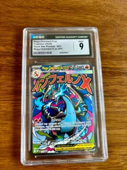 Mega Charizard X ex Pokemon Black Star Promos - 023 Mega Charizard X ex CGC 9 #1 - Image 1