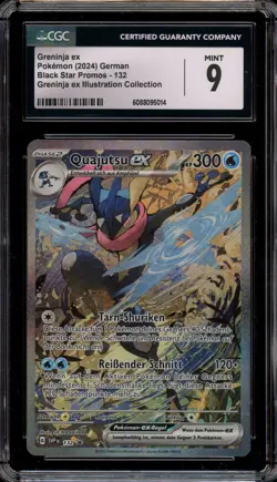 Pokemon Greninja ex SFA Special Illustration Coll. GERMAN Promo SVP EN 132 CGC 9 - Image 1