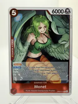 Monet EB03-010 (4x Cards) Rare NM Playset One Piece - Heroines Edition - Image 2