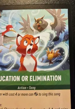 Education Or Elimination 97/204 Uncommon Winterspell Disney Lorcana TCG - Image 3