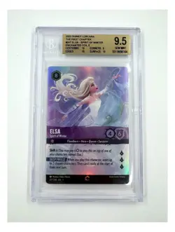 2023 Disney Lorcana Enchanted #207 Elsa Spirit Of Winter BGS 9.5 Gem Mint- NR - Image 1