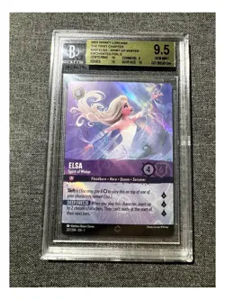 2023 Disney Lorcana Enchanted #207 Elsa Spirit Of Winter BGS 9.5 Gem Mint- NR - Image 4