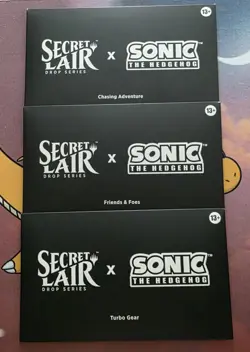MTG Secret Lair X Sonic | Friends & Foes + Chasing Adventure + Turbo Gear Sealed - Image 1