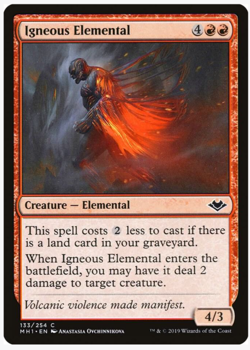 Igneous Elemental - Modern Horizons (x4) PLAYSET MtG Magic the Gathering NM/LP - Image 1