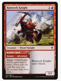 Rimrock Knight - Throne of Eldraine (x4) PLAYSET MtG Magic the Gathering NM/LP - Image 1