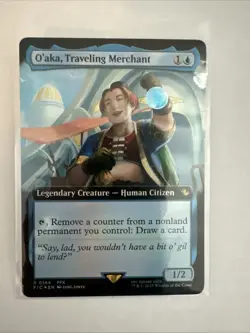 O'aka, Traveling Merchant Commander: Final Fantasy Extended Art Foil Mtg - Image 1