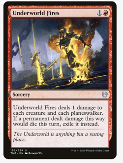 Underworld Fires Theros Beyond Death (x4) PLAYSET MtG Magic the Gathering NM/LP - Image 1