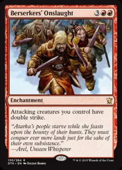 Berserkers' Onslaught - Light Play MTG Dragons of Tarkir - Image 1