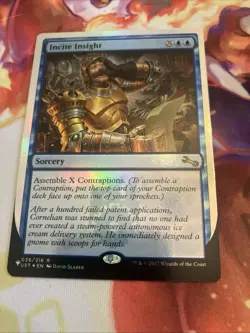 MTG: Incite Insight (036/216) - Foil - Unstable - New - NM/M - Image 1
