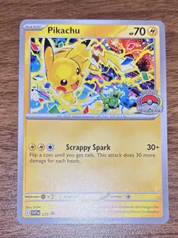 POKEMON TCG PIKACHU World Championships 2025 Promo Card 225 - Image 1