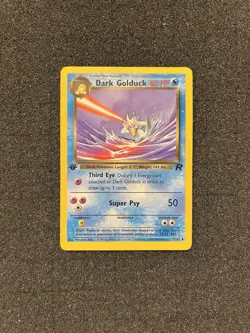 1st Edition Dark Golduck Team Rocket Pokemon Tcg 2000 - Image 1
