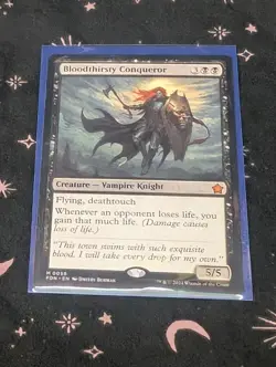 Bloodthirsty Conqueror Foundations Regular Card Mythic 0058 - Image 2