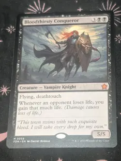 Bloodthirsty Conqueror Foundations Regular Card Mythic 0058 - Image 3
