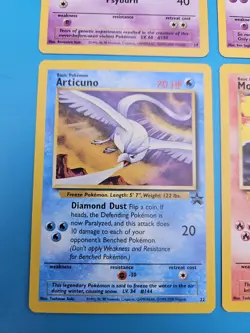 Pokemon WOTC Black Star Promo Card Lot Mewtwo Mew Articuno Moltres 6 Cards - Image 5