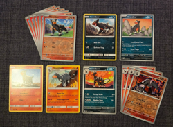 Houndour (9x) & Houndoom (5x) - Pokemon Cards mini-set - Image 1