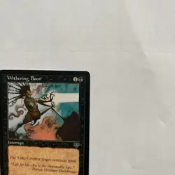 Withering Boon Mirage Regular MTG Card Magic: The Gathering - NM- 1996- - Image 4