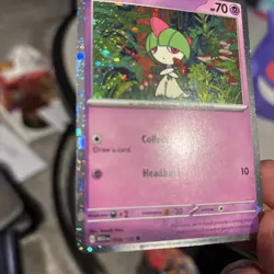 Ralts 058/132 Cosmos Holo Mega Evolution Promo Pokemon Card NM - Image 2