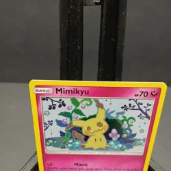Mimikyu SM163 Holo Pokemon Sun & Moon Team Up Black Star Blister Promo Card MINT - Image 4