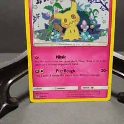 Mimikyu SM163 Holo Pokemon Sun & Moon Team Up Black Star Blister Promo Card MINT - Image 5