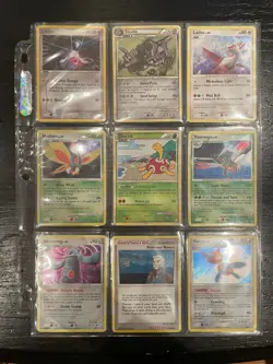 Pokemon Card Lot 9 Vintage Cosmos Holos 🔥 SWIRL ON EVERY CARD! 2004-2010 - Image 1