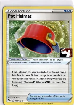 Pot Helmet Uncommon Prize Pack Series Cards 146/172 NM - Image 1