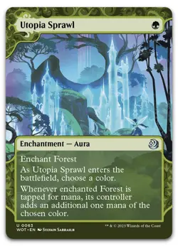 Utopia Sprawl #63 (LP) Wilds of Eldraine WOT Magic MTG - Image 1
