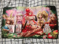 Manamoon Art Amanda Lapalme Yugioh Traptrix Rubber Playmat - Image 1