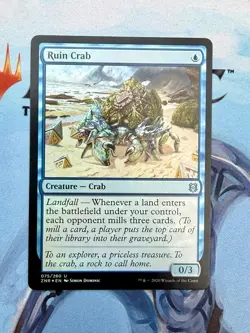 Ruin Crab Zendikar Rising Foil MTG Magic - Image 1