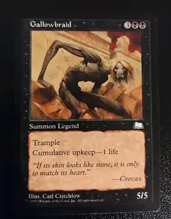 Gallowbraid LP x1 Weatherlight MTG Magic the Gathering 1x - Image 1