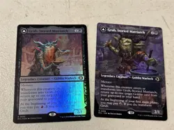 2 x mtg Grub Storied Matriarch, 1 foil, 1 borderless, Lorwyn Eclipsed, unplayed - Image 1