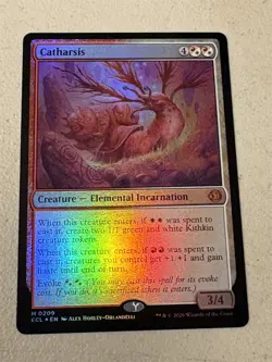 mtg foil Catharsis with evoke, mythic rare, Lorwyn Eclipsed, unplayed - Image 1