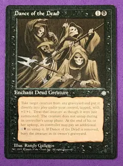 MTG Magic The Gathering - Dance of the Dead - Ice Age LP (Lightly Played) - Image 1