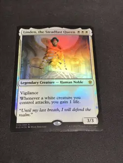 Linden, the Steadfast Queen Throne of Eldraine Foil - Image 1