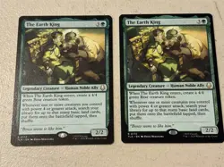 2 x mtg The Earth King, Avatar Last Airbender, unplayed - Image 1