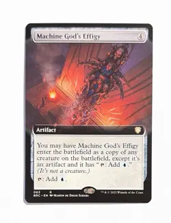 Machine God's Effigy ~ Magic MTG Brothers' War ~ Extended Art #063 - Image 1