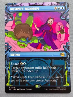 Kitsune's Technique (Showcase) NM - Teenage Mutant Ninja Turtles MTG TMT #229 - Image 1