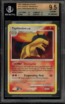 Pokemon Typhlosion Mysterious Treasures Holo Rare #16 BGS 9.5 - Image 1