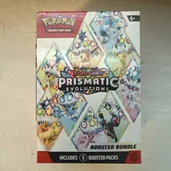 Pokemon TCG Prismatic Evolutions Booster Bundle Factory Sealed - Image 1