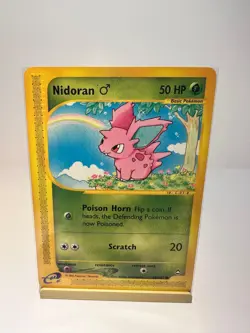 Nidoran M 96 Common Aquapolis Pokemon Near Mint - Image 1