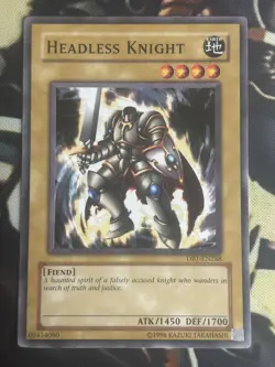 Yugioh: Headless Knight - DB1-EN248 - Common - Unlimited - LP - Image 1