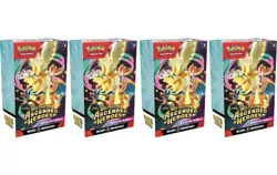 PRESALE Pokemon TCG Mega Evolution Ascended Heroes Booster Bundle X4 - Image 1
