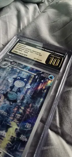 2023 POKEMON JAPANESE 151 ART RARE - HOLO #176/165 POLIWHIRL CGC 10 PRISTINE - Image 4