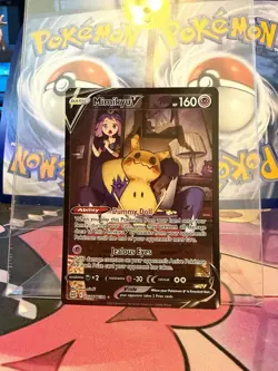 Pokemon Mimikyu V TG16/TG30 Brilliant Stars Holo 160 HP Basic Card - Image 1