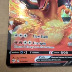 Pokemon Charizard V 019/189 Ultra Rare Holo Darkness Ablaze HP 220 Card - Image 1