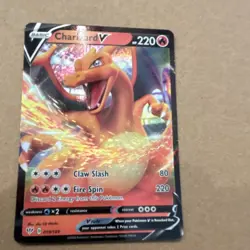 Pokemon Charizard V 019/189 Ultra Rare Holo Darkness Ablaze HP 220 Card - Image 2