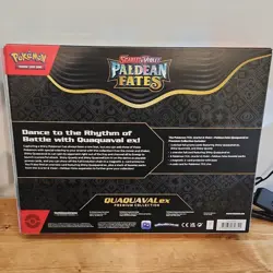 Pokemon TCG Paldean Fates Quaquaval EX Premium Collection Box - Image 3